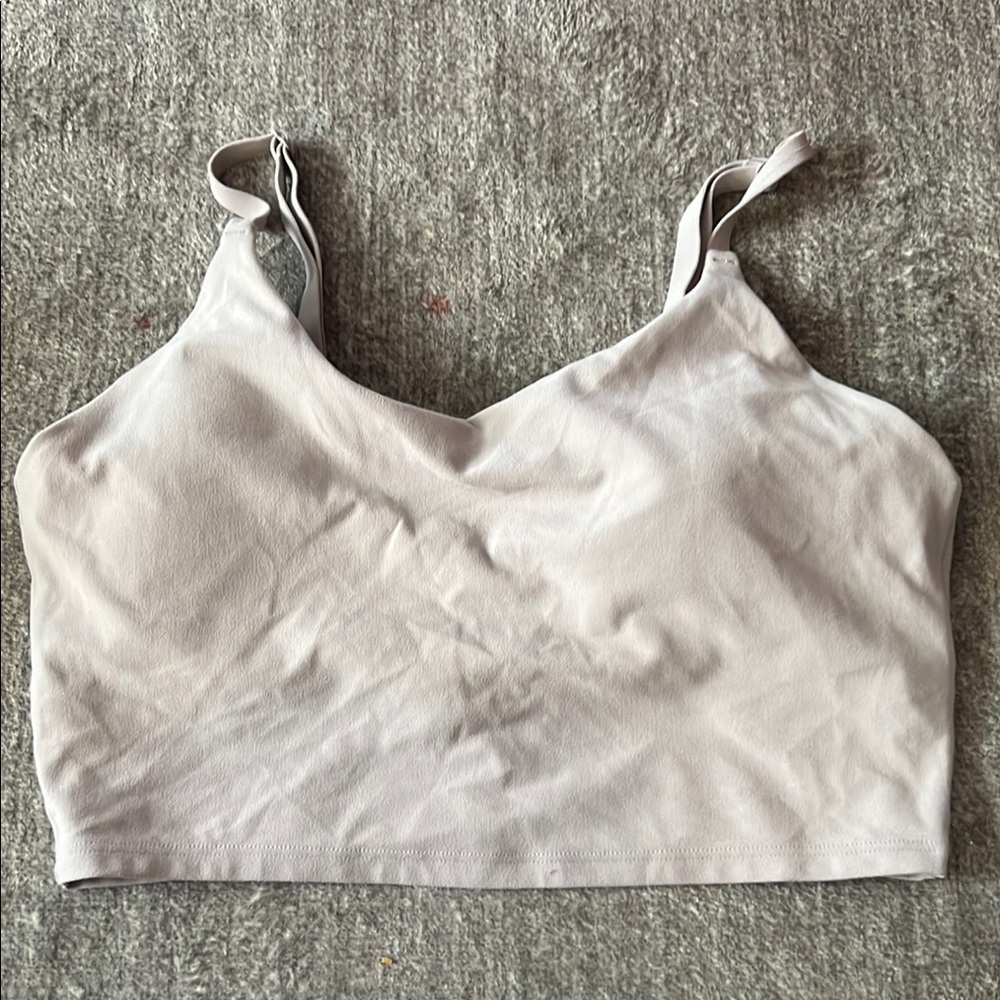 Athleta Light Gray Bra